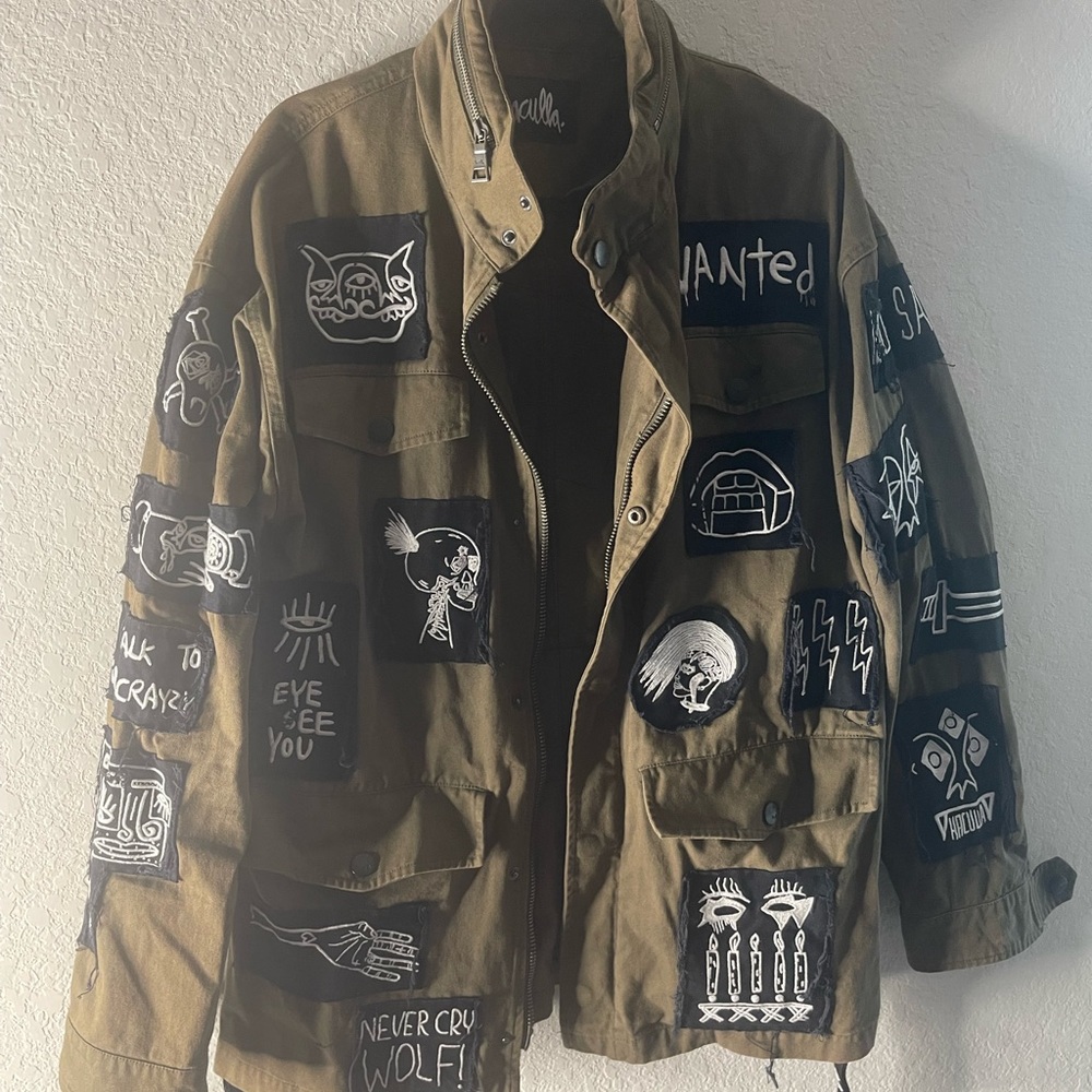 Haculla
patch military jacket green